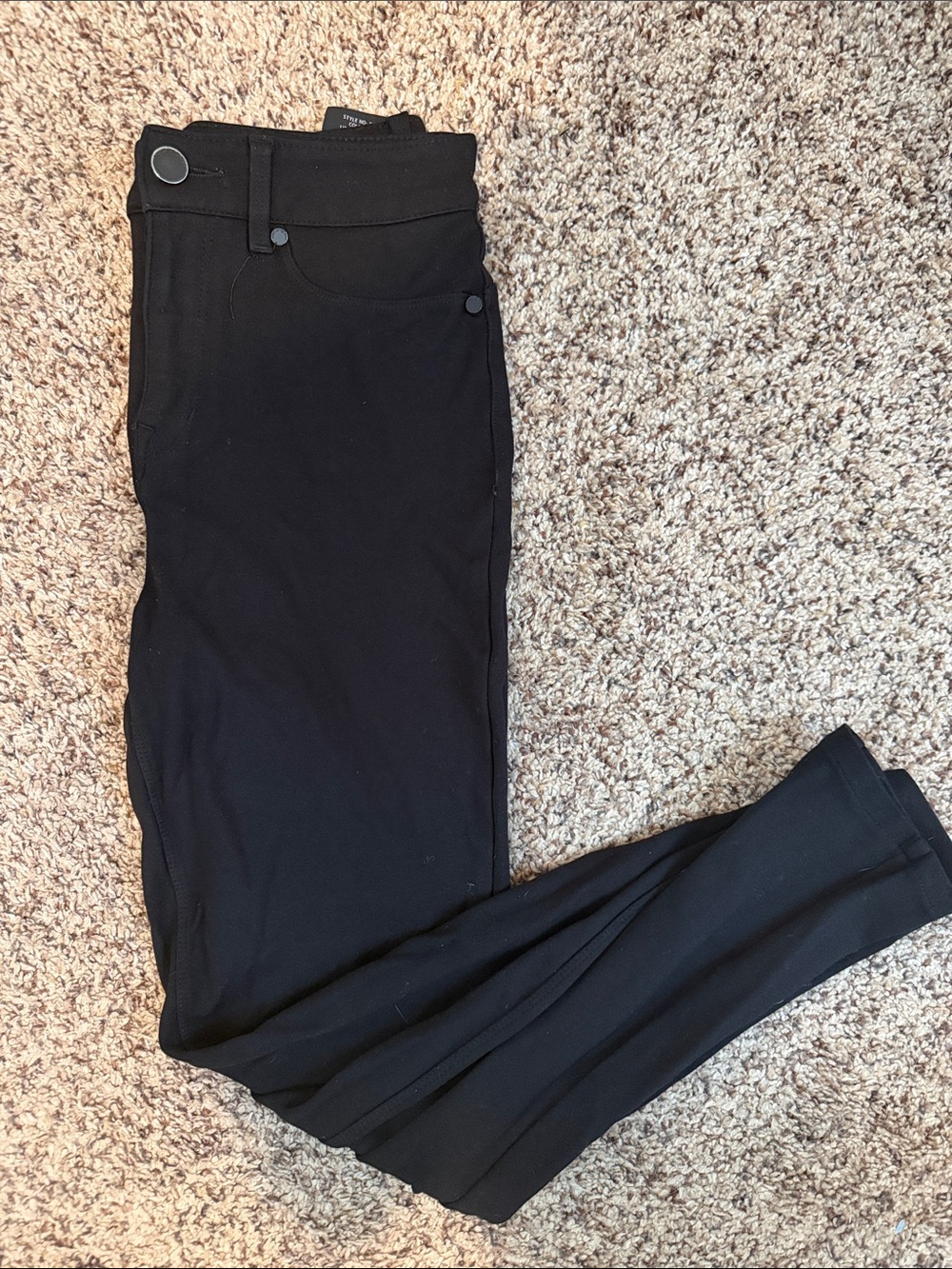 Classic Black High-Rise Skinny Pants